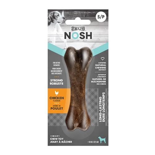 Zeus NOSH STRONG Chew Bone Toy Chicken Flavor 3 Sizes