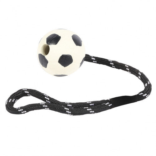 Happy Pet Soccer Football Rope Ball 2.5"