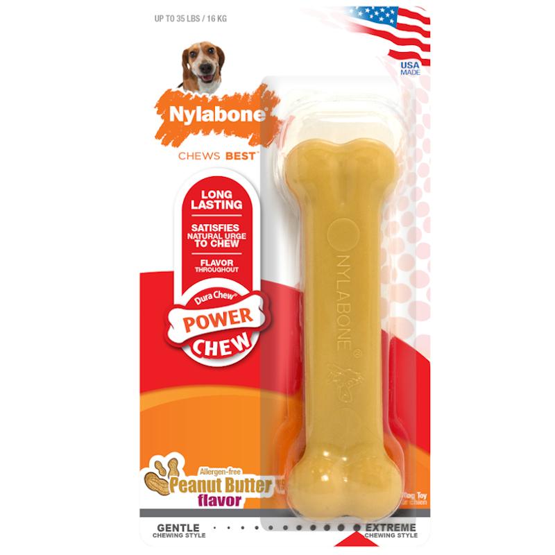 Nylabone Extreme Dog Chews Peanut Butter 5 Sizes