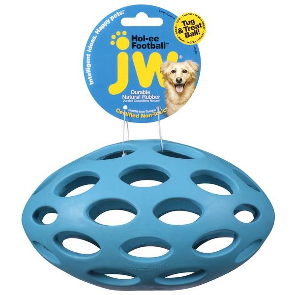JW Pet Hol-ee Dog Puppy Roller Football Toy 2 Sizes