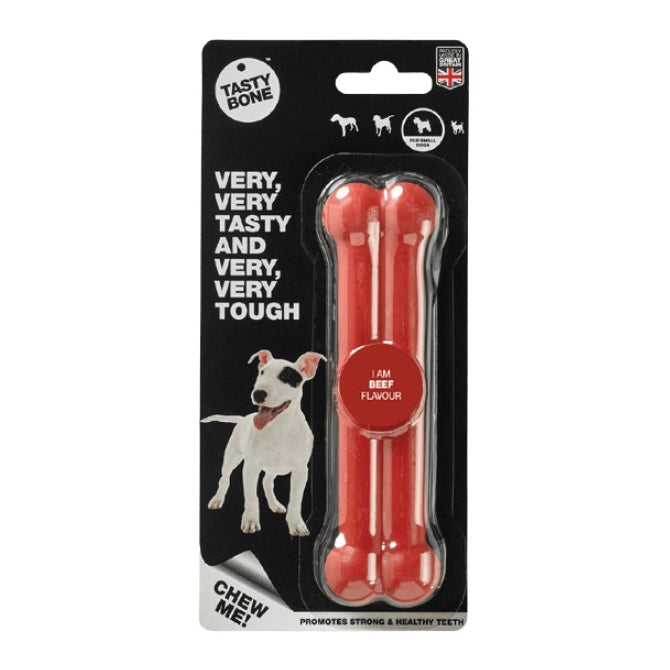 TastyBone Nylon Dog Chews Beef 3 Sizes