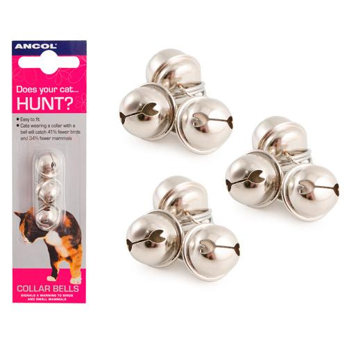 Ancol Cat Collar Bells - Pack of 9