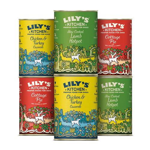Lilys Kitchen Classic Dinners 6 x 400g Cans Multipack