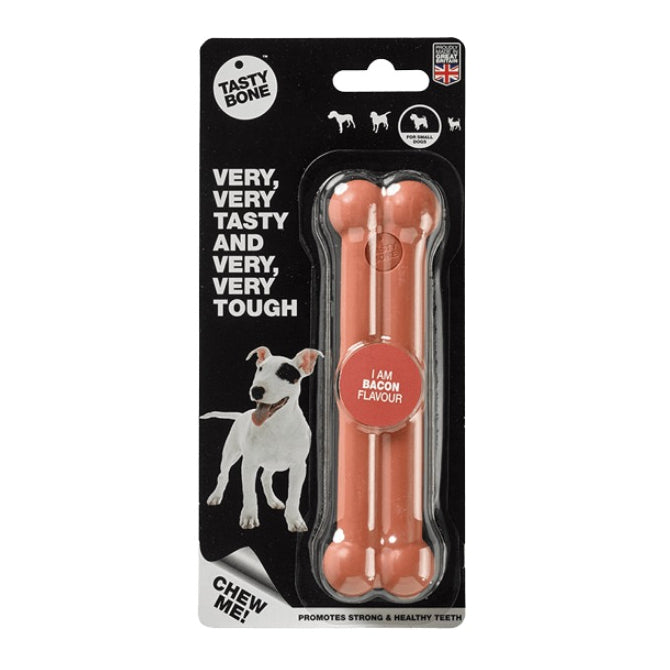 TastyBone Nylon Dog Chews Bacon 3 Sizes