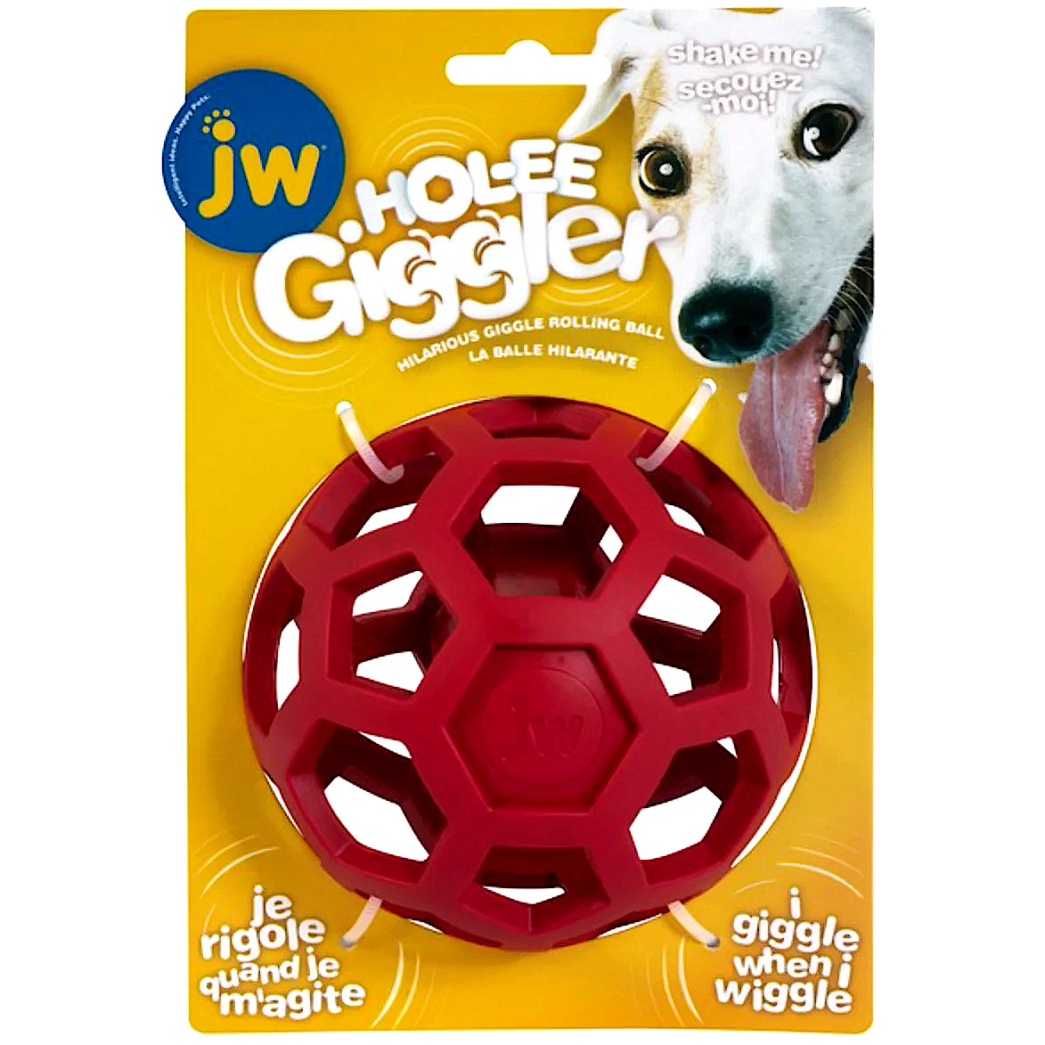 JW Hol-ee Giggler Ball Dog Toy