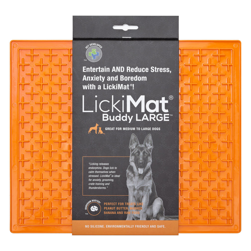 LickiMat Dog Lick Mats Slow Feeders Buddy Large 3 Colours