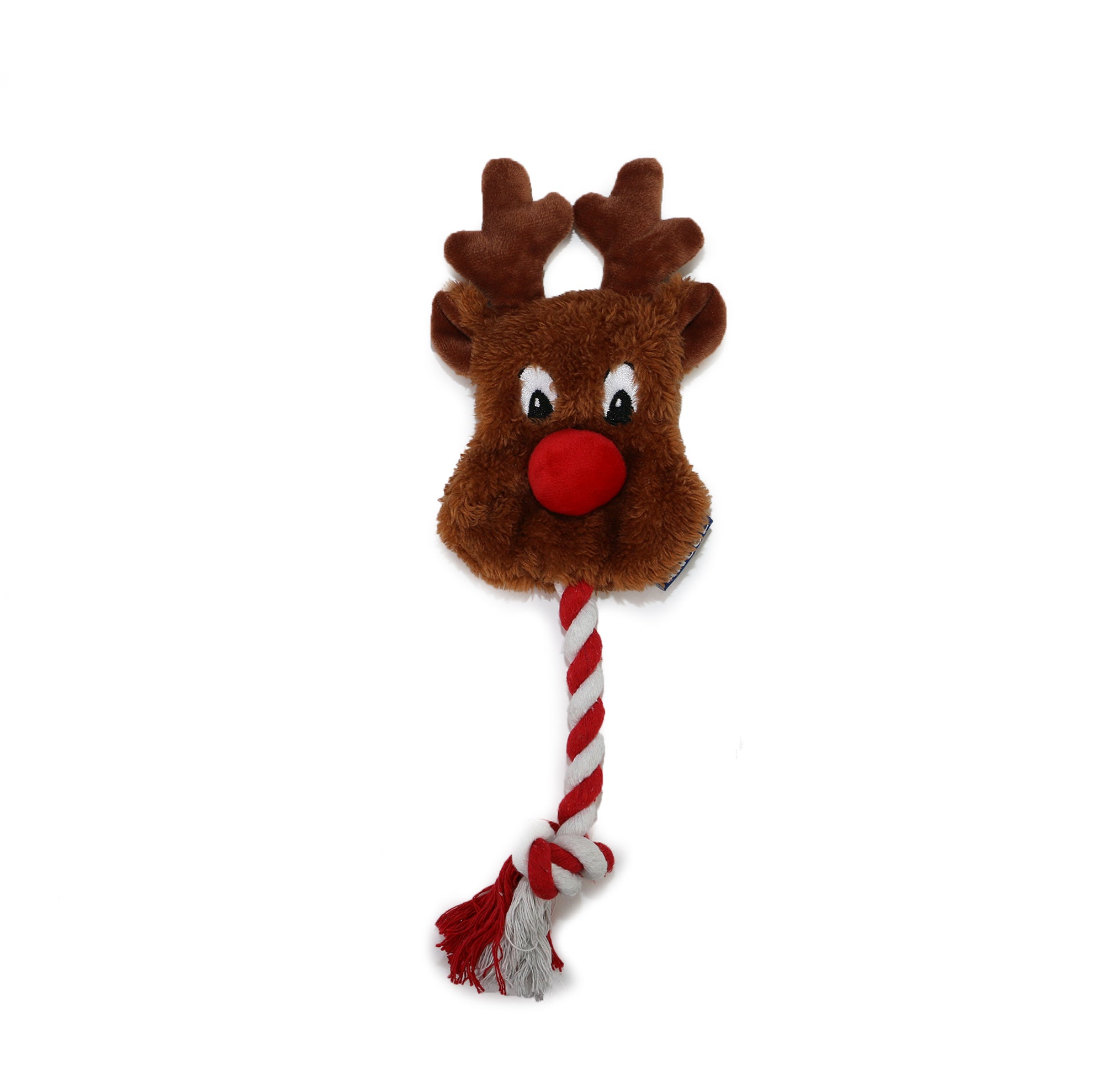 Ancol Christmas Dog Toys Rope Bone Reindeer