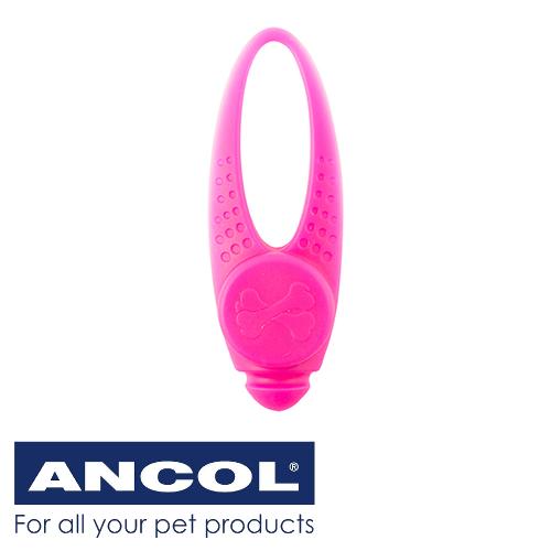 Ancol Dog Hi-Vis Safety Blinker Pink