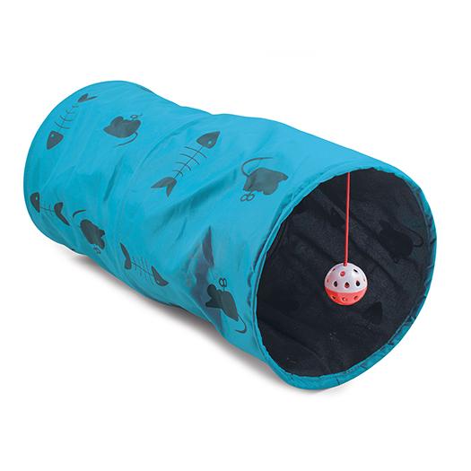Ancol Cat Tunnels Cat Play Tunnel Blue