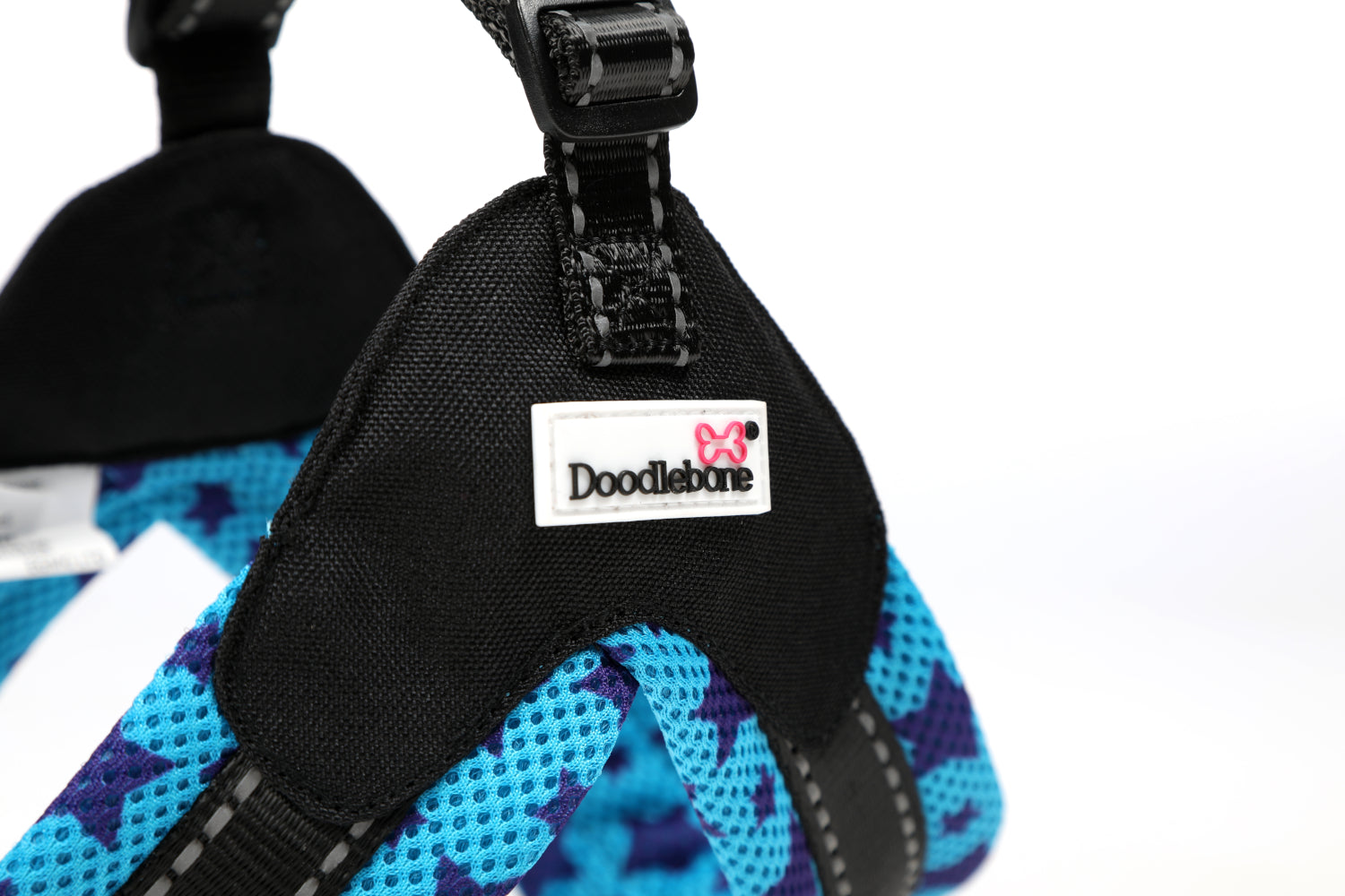 Doodlebone Originals Boomerang Pattern Dog Harness Shoot for the Stars 4 Sizes