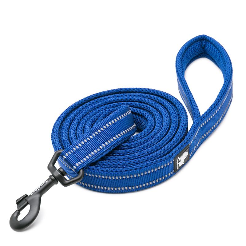 Truelove Dog Puppy Leads Airmesh Reflective 1.1m Royal Blue 4 Sizes