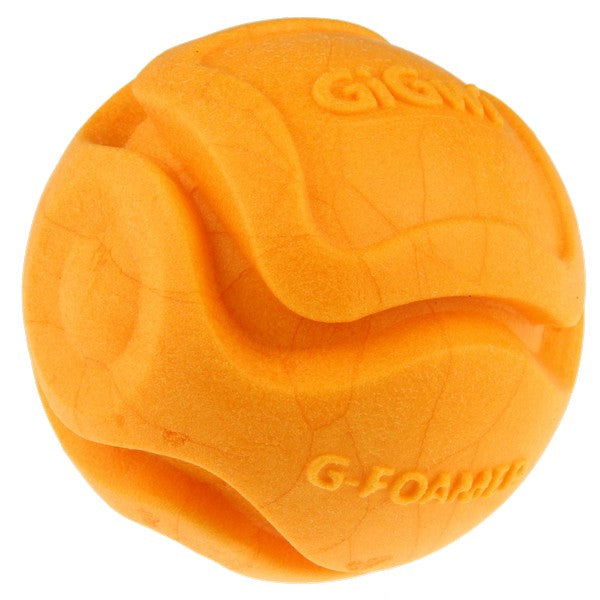 GiGwi G Foamer TPR Rubber Ball Orange
