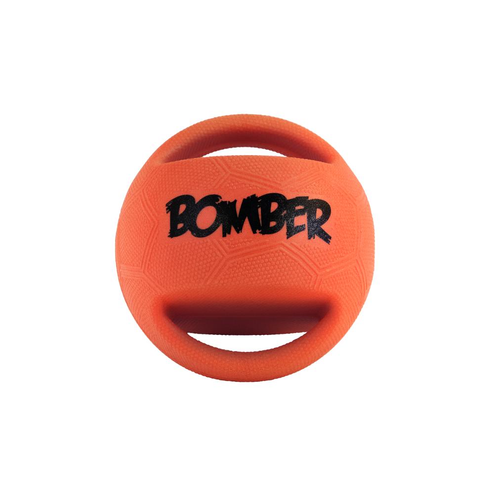 Zeus Bomber Strong Tough Rubber Fetch Toys with Handles 3 Sizes