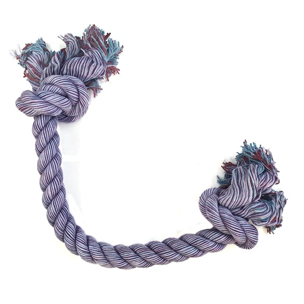 Nuts for Knots King Size Dog Tug Rope Toy Purple 2 Sizes