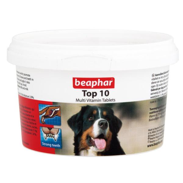 Beaphar Top 10 Multi-Vitamin for Dogs 180 Tablets