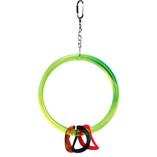 Avi One Parrot Toy Acrylic Large Ring 32cm