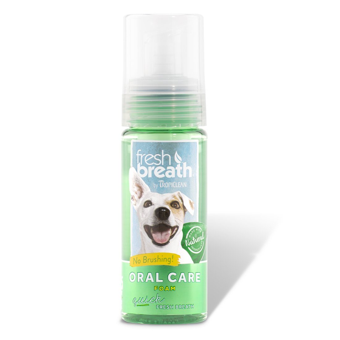 Tropiclean Fresh Breath Oral Dental Care Foam for Dogs & Cats 133ml