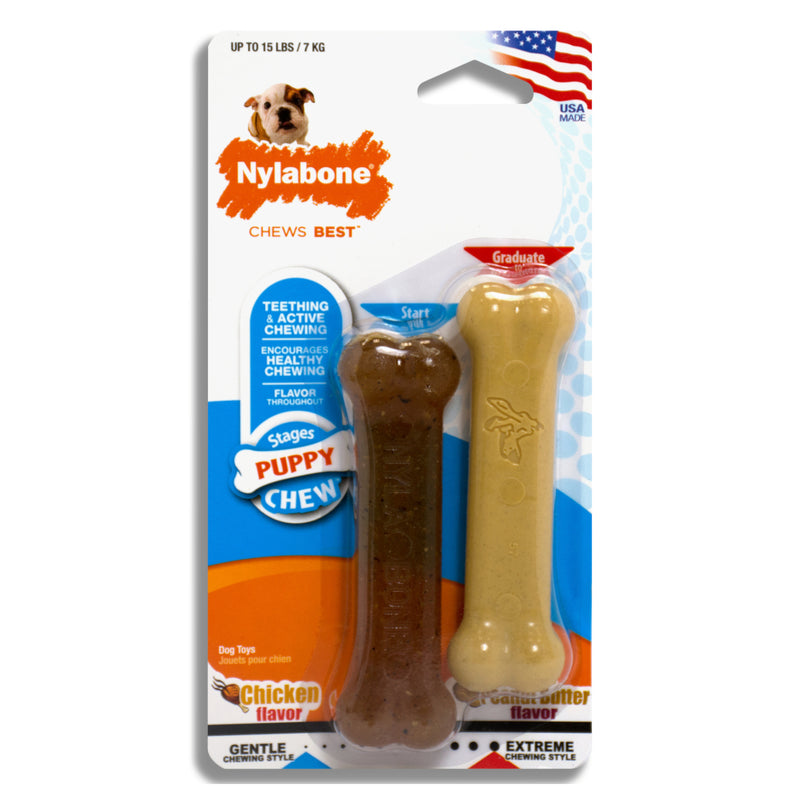 Nylabone Puppy Twin Pack of 2