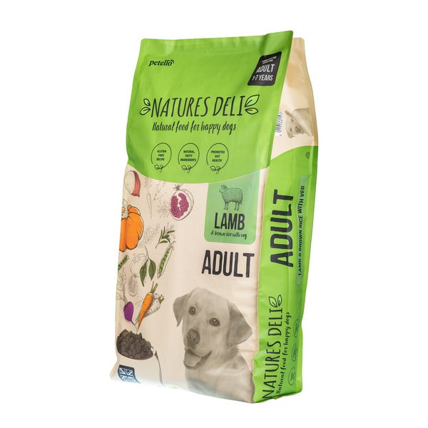 Natures Deli Adult Lamb and Rice Dry Dog Food 2/12kg