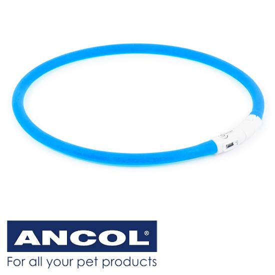 Ancol Hi-Vis Night Safety Neck Band Blue