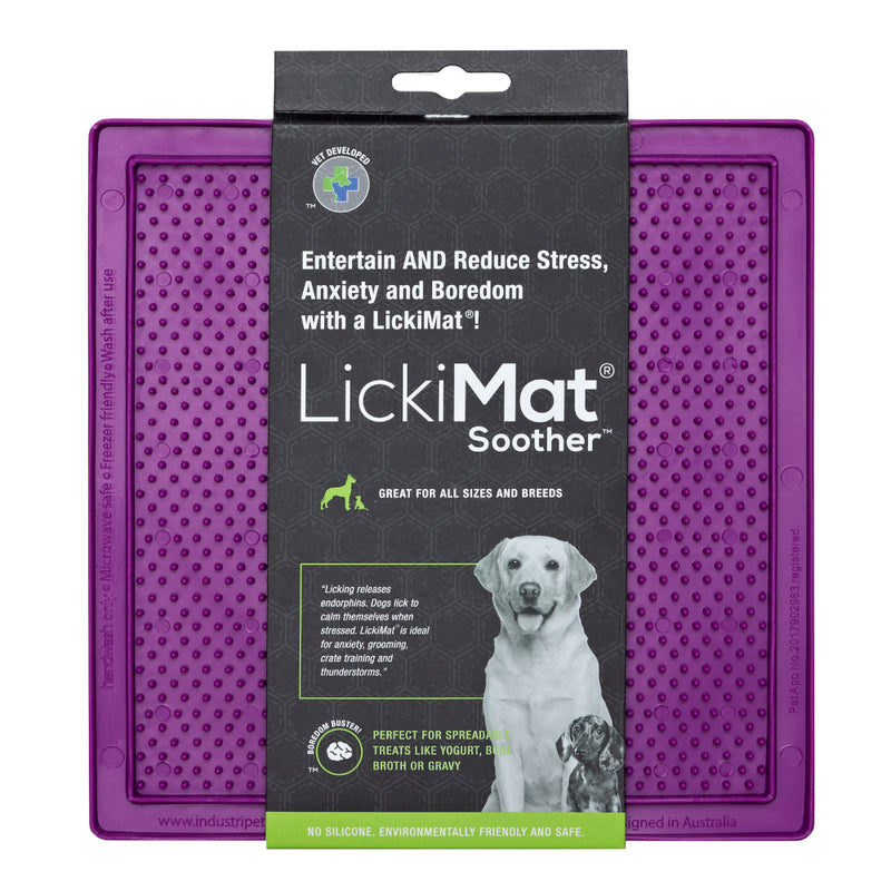 LickiMat Dog Lick Mats Slow Feeders Classic Soother 5 Colours