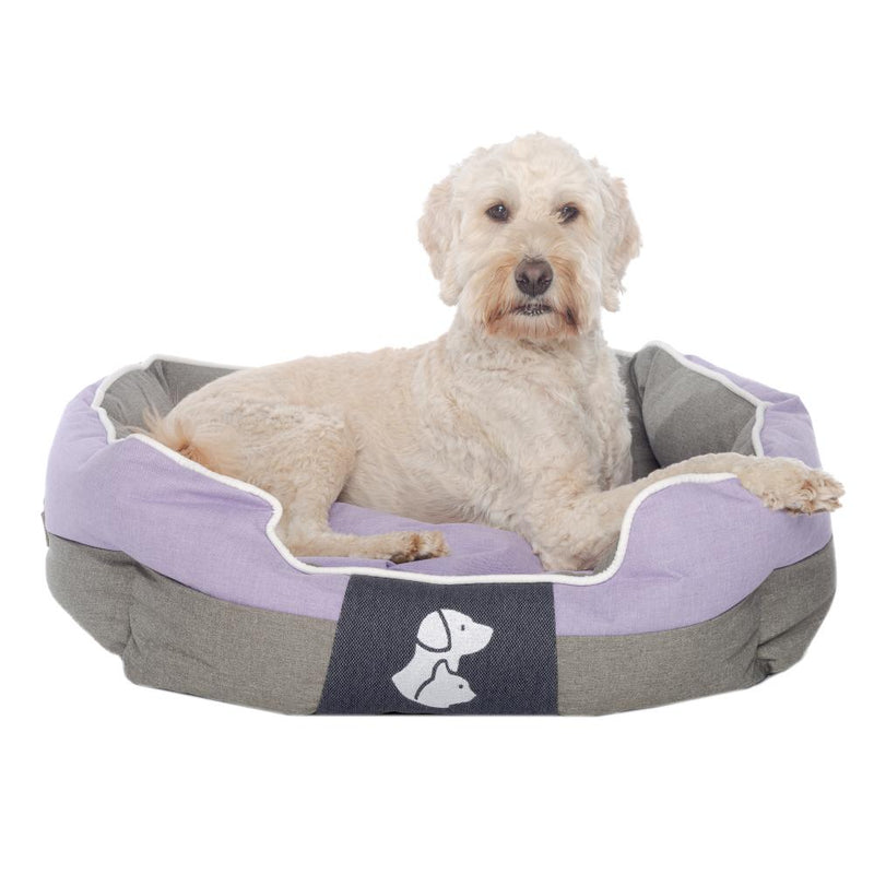 Real Pet Store Oxbridge Luxury Dog Beds Purple 4 Sizes