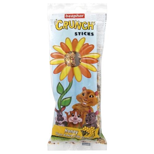 Beaphar Small Animal Treats Honey Crunch Sticks Pack of 2