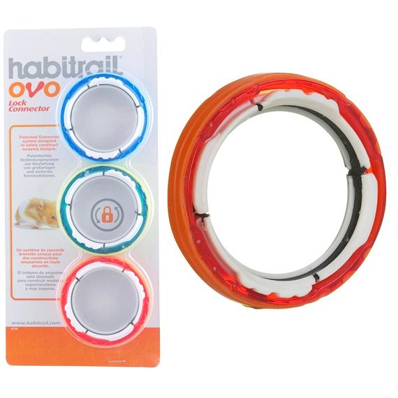 Habitrail OVO Lock Connectors Pack of 3 Replacement Parts