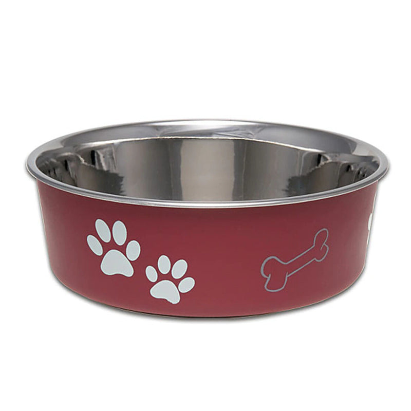 Loving Pets Dog Bowls Bella Merlot 4 Sizes