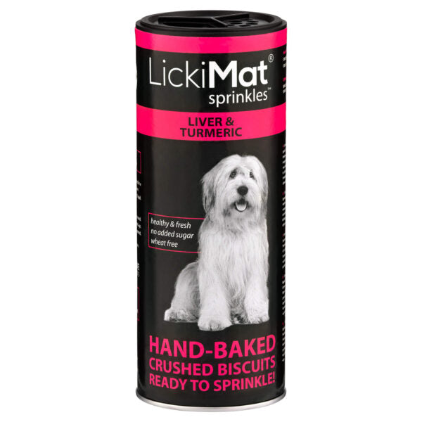 LickiMat Sprinkles Dog Liver & Turmeric 150g